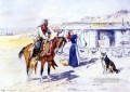 thoroughman s home on the range 1897 Charles Marion Russell Indiana cowboy